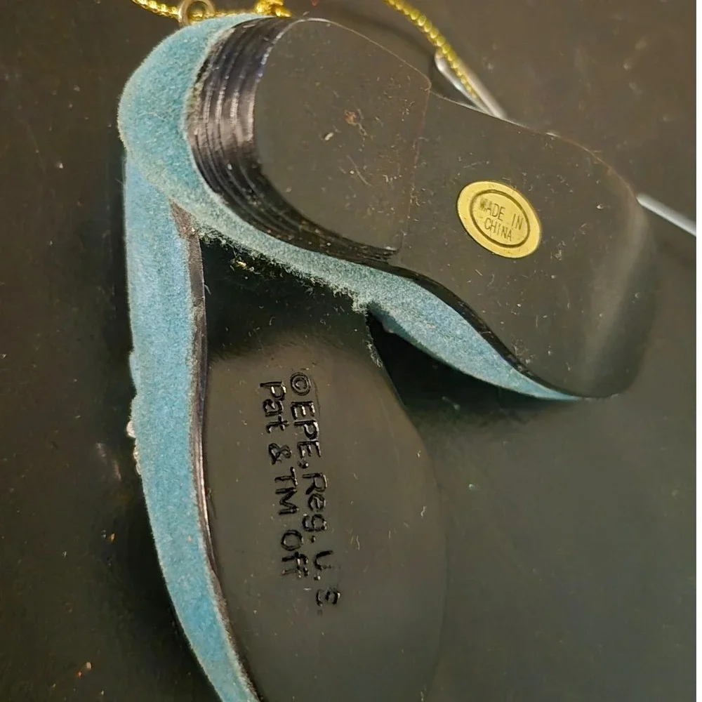Elvis Presley Blue Suede Shoes Christmas Ornament EPE Official Collectible